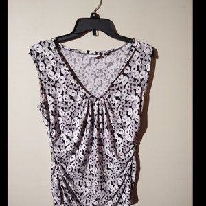 New York & Company Dress Blouse Size L